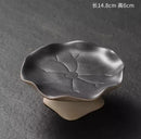 Ljojo Lotus Leaf Dish: New Chinese Style Dim Sum Tea Snack Dry Fruit High-Foot Plate