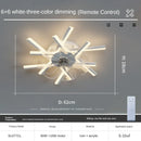 Ljojo Luxury Modern Ceiling Fan Lamp for Living & Dining Room