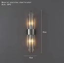 Clear Glass Wall Light for Living Room with E14 G9 Bulb, Ljojo Brand