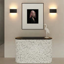 Ljojo Modern 12W Indoor/Outdoor LED Wall Sconce - Aluminum Waterproof Up/Down Light in Black White