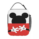Ljojo Mickey Mouse Insulated Lunch Bag - Portable Thermal Bento Box