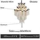 Ljojo Luxury Ceiling Pendant Lights LED Chandeliers for Duplex Staircase & Living Room