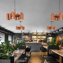 Ljojo Nordic Minimalist U-shaped Iron Chandelier Art Pendant Lamp LED Lighting