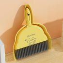 Ljojo Mini Broom Dustpan Set - Household Handheld Sweeping Brush Garbage Shovel