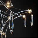 LED Crystal Chandelier: Romantic Starry Living Room Lighting by Ljojo