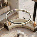 Ljojo LED Round Chandelier for Home Decor - Modern & Simple Ceiling Lamp