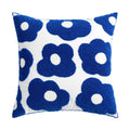 Chic Daisy Dandelion Embroidery Cushion Cover by Ljojo