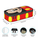 Ljojo Mickey Mouse Pen Case: Large Kawaii Storage Bag for Women Men