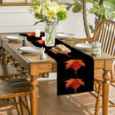 Ljojo Maple Leaf Table Runner for Dining Wedding Holiday Party Decor