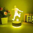 Football 3D Night Light USB Touch Colorful Light Atmosphere Gift by Ljojo