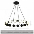 Ljojo Modern LED Pendant Light Fixture for Dining Room | Contemporary Indoor Hanging Lamp