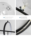 Ljojo Metal Glass Bubble Chandelier Modern Lighting Fixture Dining Room Kitchen Home Decor