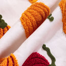 Embroidered Pumpkin Halloween Pillowcase by Ljojo - Cotton Throw Cushion Cover