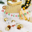 Ljojo Merry Christmas Hanging Banner Ornament: Xmas Home Decoration & Party Gift