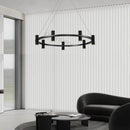 Minimal Black Hole Stone Ring Copper Pendant Lamp - Modern & High-End Ljojo