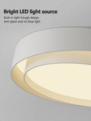 Ljojo LED Ceiling Light Modern Minimalist White Black Grey Indoor Lighting Fixture