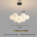 Children's Bedroom Chandelier Modern Resin 3D Printed Dining Room Lights by Ljojo