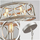 LED Industrial Iron Chandelier Lamp Home Decor Living Room Bedroom Ljojo