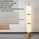 Ljojo Luxury Floor Lamp for Bedroom/Living Room - LED Standing Light