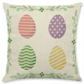 Easter Rabbit Eggs Design Linen Pillowcase - Ljojo Brings Spring Joy