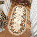 Ljojo Minimalist Bedroom Lamb Wool Floor Mat
