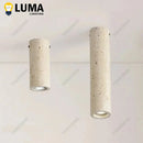 Natural Travertine Ceiling Light for Balcony Cloakroom by Ljojo