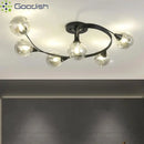 Crystal Glass Ball LED Pendant Chandelier - Modern Minimalist Nordic Art Light by Ljojo