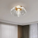 LED Ceiling Light Flower Design Acrylic Lamp Luxury Gold Interior Lighting for Study Bedroom Hallway by Ljojo