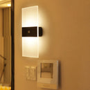 Ljojo LED Wall Lamp | Motion Sensor Switch | Acrylic Night Light for Bedroom