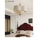 Nordic LED Pendant Light Three Layers Heart Shape Chandelier Ljojo Elegant Minimalist Living Room Decor