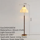 Ljojo Luxury Floor Lamp: Contemporary American Retro Art LED Standing Light