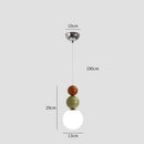 Ljojo LED Metal Small Chandelier - Elegant Bedroom Kitchen Bar Pendant Lamp