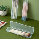 Ljojo Makeup Brush Storage Box Dustproof Transparent Organizer