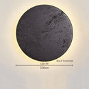 Ljojo LED Wall Lamps Black Travertine Nordic Minimalism Bathroom Mirror Lights