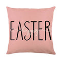 Easter Bunny Eggs Pillowcase 45x45cm Linen Pillow Covers, Ljojo Home Decor Brand