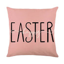 Easter Bunny Eggs Pillowcase 45x45cm Linen Pillow Covers, Ljojo Home Decor Brand