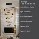 Italian Crystal Pendant Light: Full Spectrum Luxury Dining Bar Chandelier - Ljojo
