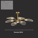 Modern Acrylic Chandelier: Warm Nordic Living Room & Bedroom Light - Ljojo