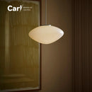 Modern Minimalist White Jade Glass Chandelier - Ljojo Bedroom Ceiling Decor Lamps