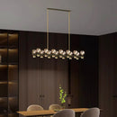 Ljojo Luxury Crystal Chandelier - Modern Dining Room Pendant Light Fixture
