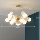 Ljojo Luxury Sphere Chandelier for Living Room, Restaurant, Bedroom