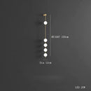 Cream Bubble LED Metal Glass Wall Lamp Nordic Stylish Bedroom Bar Light Ljojo