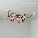 Nordic Belt Led Pendant Light for Dining Room | Designer Chandelier by Ljojo