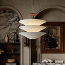 Ljojo German Pendant Lamp Paper Chandelier E27 Suspension - Hanging Light Fixture Elegant Modern Style