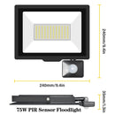 Ljojo™ Induction LED Flood Light with Adjustable PIR Sensor - Outdoor Floodlight