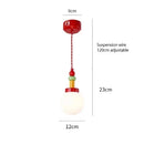 Nordic LED Pendant Lights Colorful Bubbles Beans Chandelier for Living Room by Ljojo