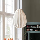 Wabi-Sabi Pleated Fabric Pendant Lights for Dining Room by Ljojo - Elegant E27 Chandelier Lighting