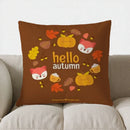 Autumn Pumpkins Decorative Throw Pillow Cover by Ljojo - for Sofa, Bedroom, Car