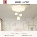 LED Cloud Bubble Ball Chandelier for Living Room Decor by Ljojo