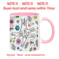 Ljojo 3D Flowers Name Mug for Mother's Day Gifts